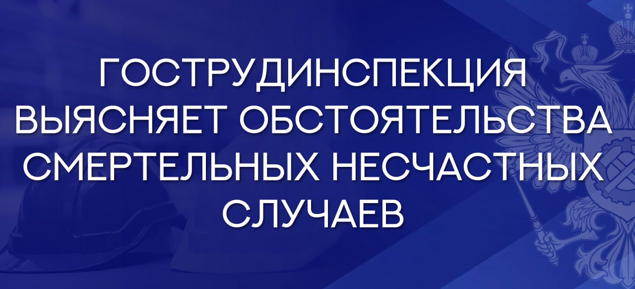 Гострудинспекция выясняет обстоятельства смертельных несчастных случаев